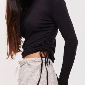 Pretty Little Things Long sleeve drawstring top